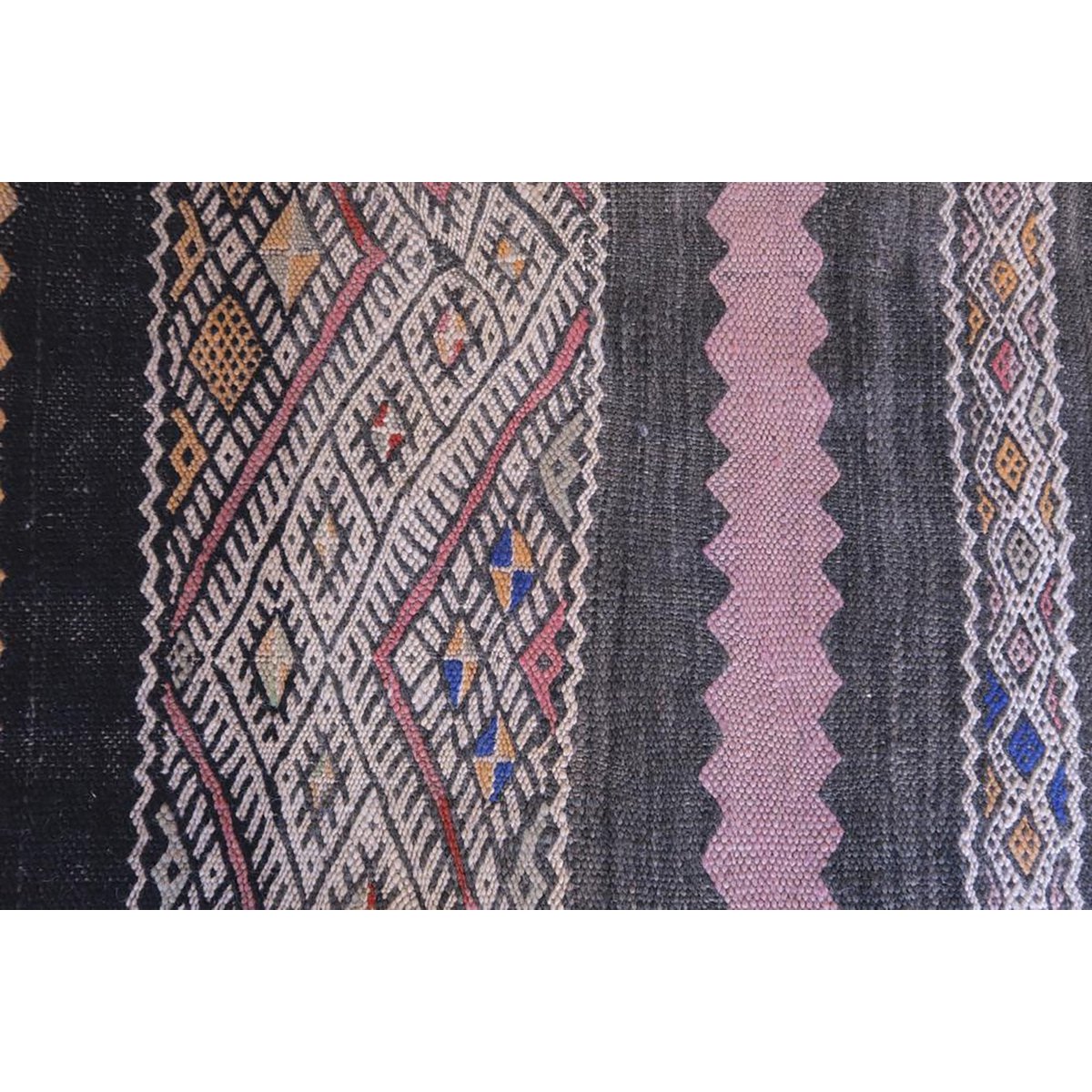 Marokkaner Berber Kilim Teppich reines Woll 173 x 370 cm