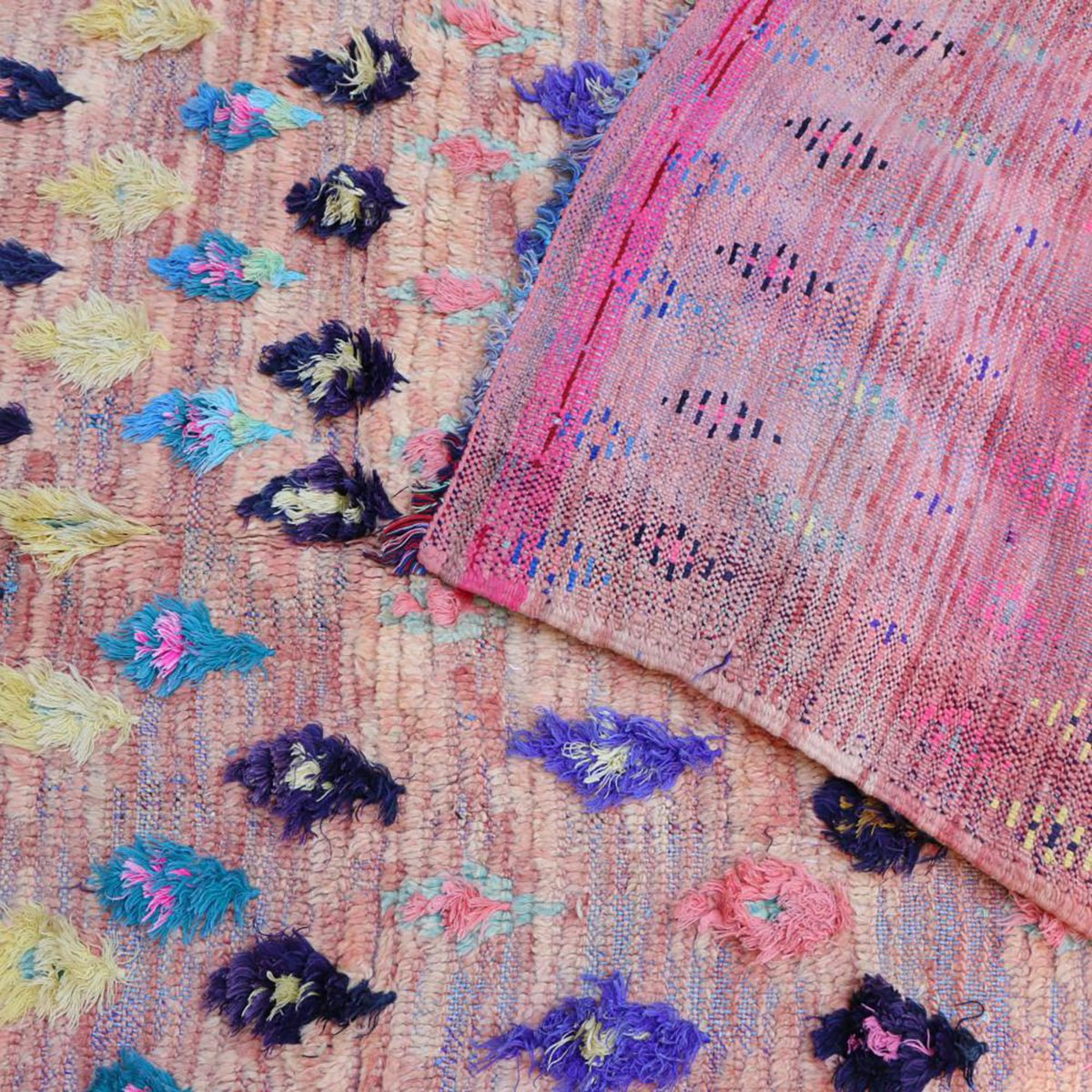 Moroccan Berber carpet pure wool 173 x 430 cm