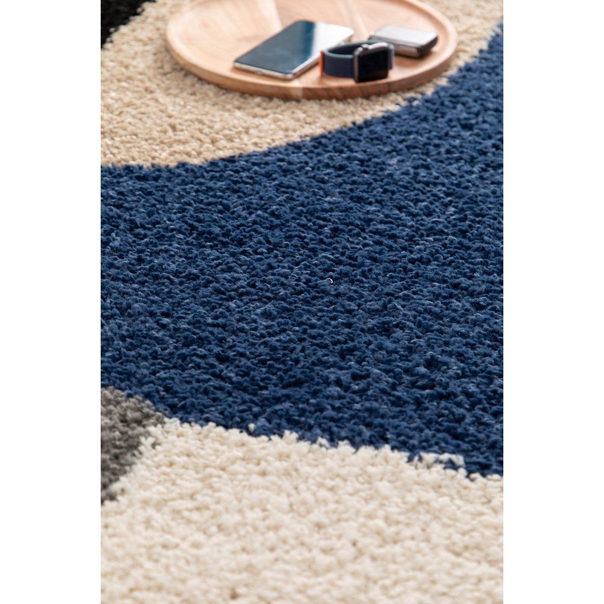 Langes Haar Teppich Design warme Töne Gatsby