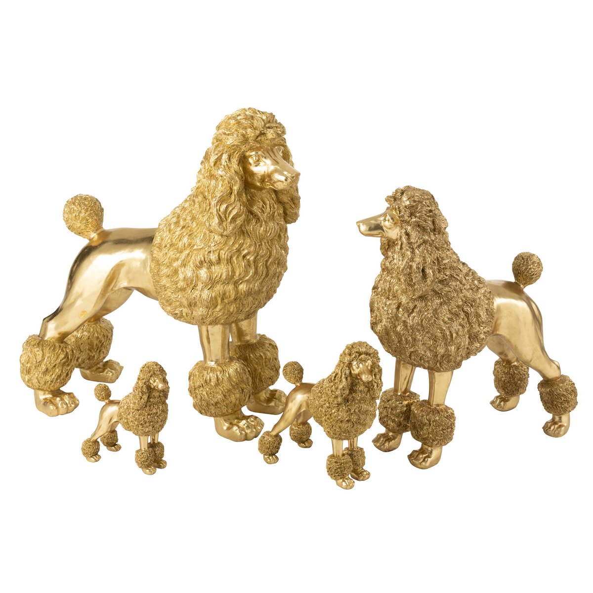 J-Line Podel Stand Polysin Gold gefärbt extra groß