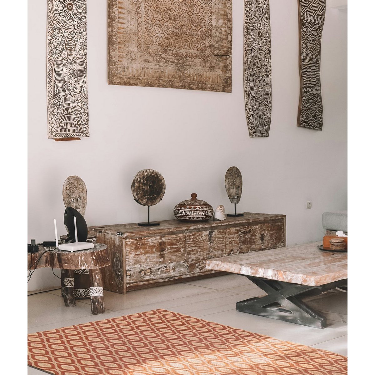 Teppich in Erleichterung für Innen- und Außenbernstein abgeschlossen