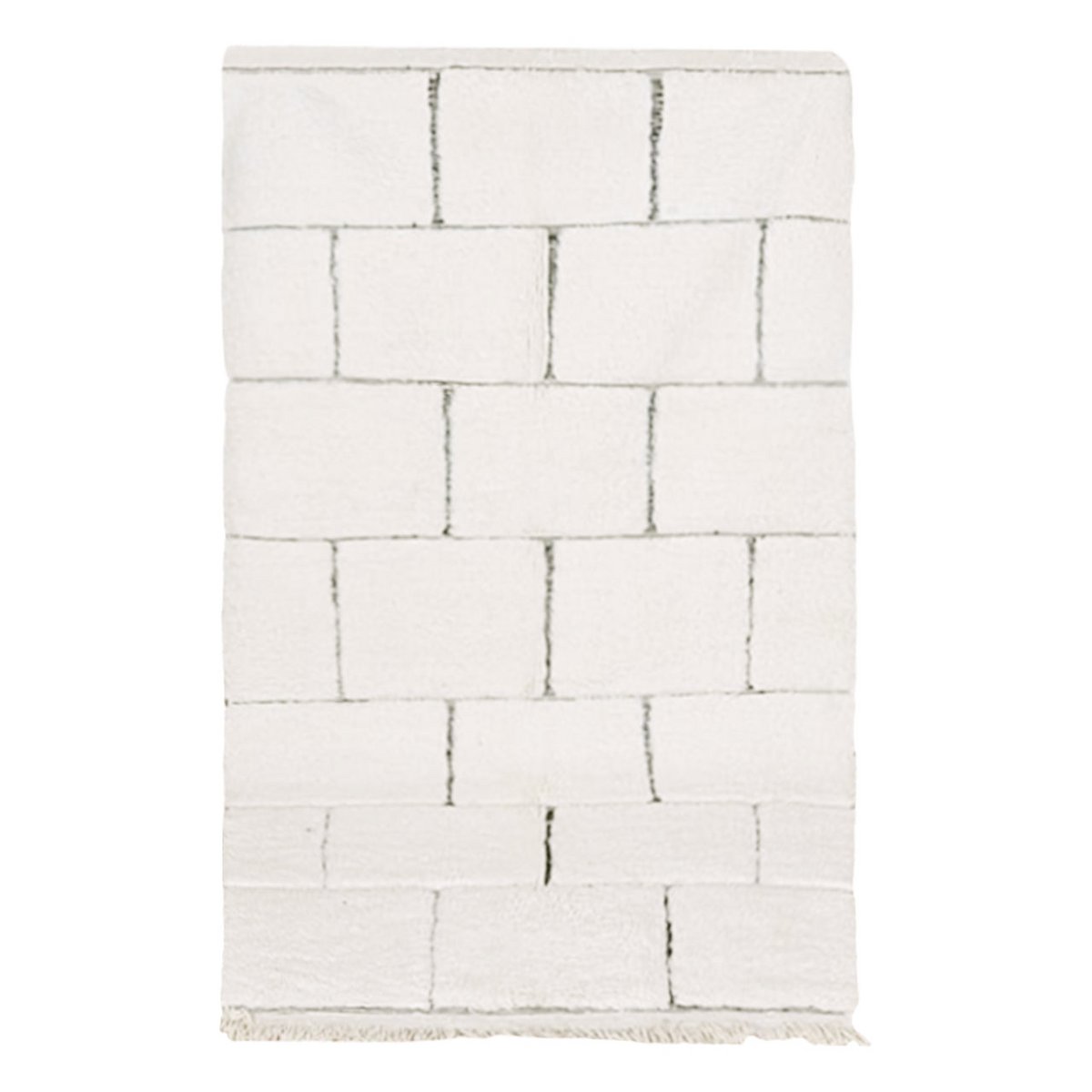 Berberteppich Beni Ouarain reine Wolle 153 x 263 cm