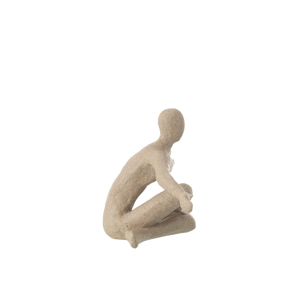 Skulptur Offene Arme – Moderne Kunstfigur in Beige 57cm
