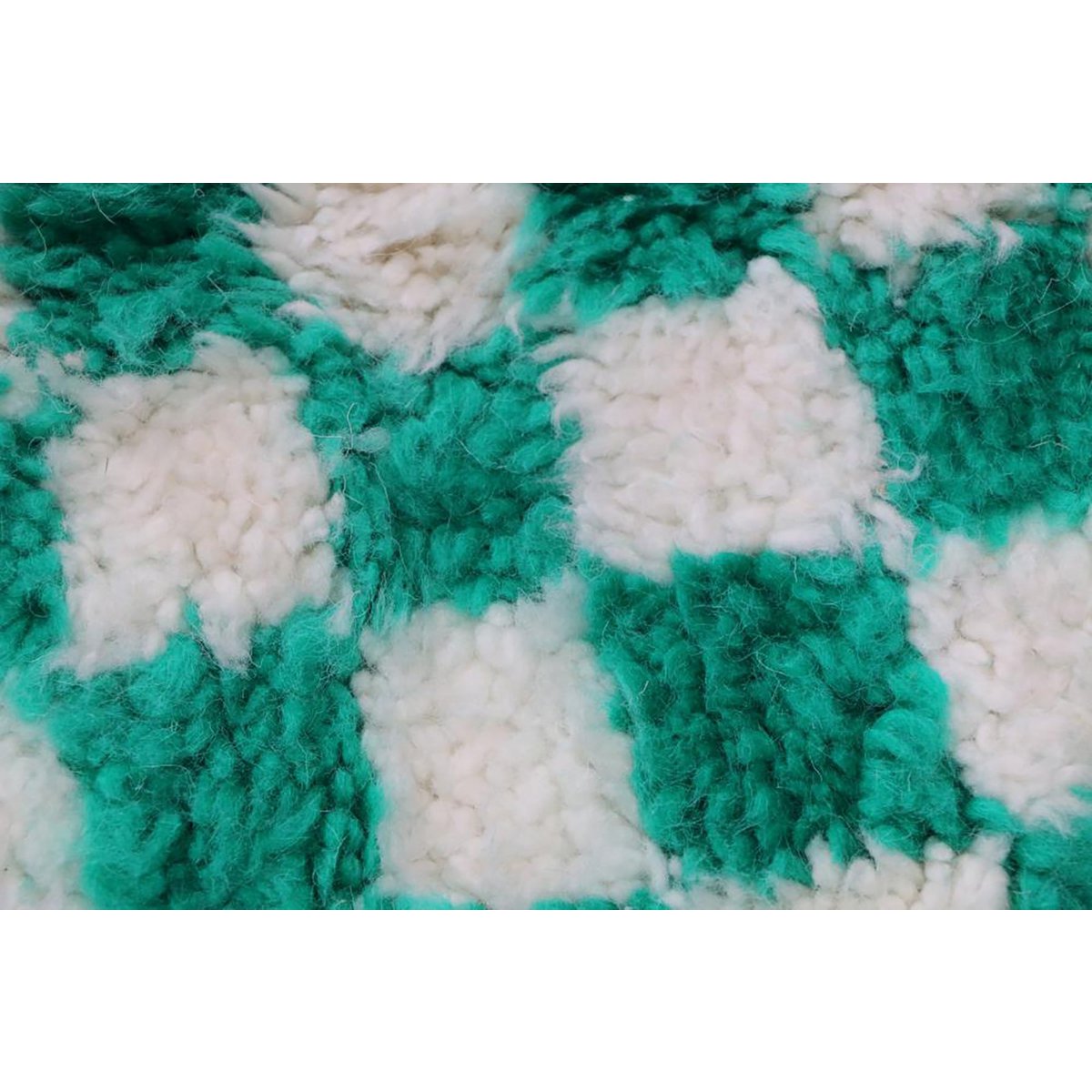 Berber Teppich reine karierte Wolle 166 x 269 cm