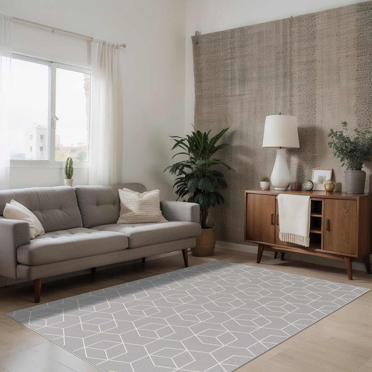 KUBE Design-Teppich für den Innen- und Außenbereich