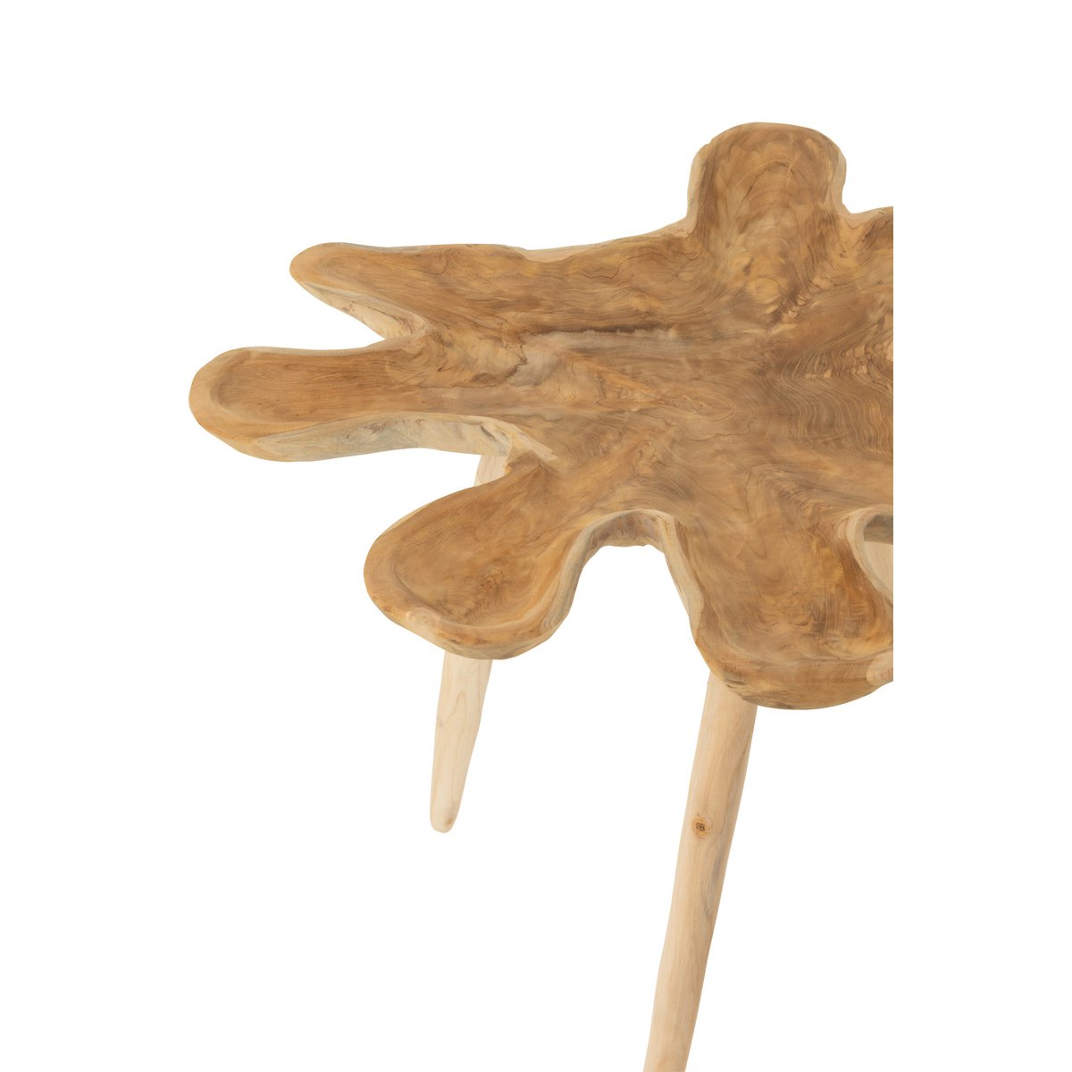 Beistelltisch Set Splash – 2er Set aus Teakholz in Natur