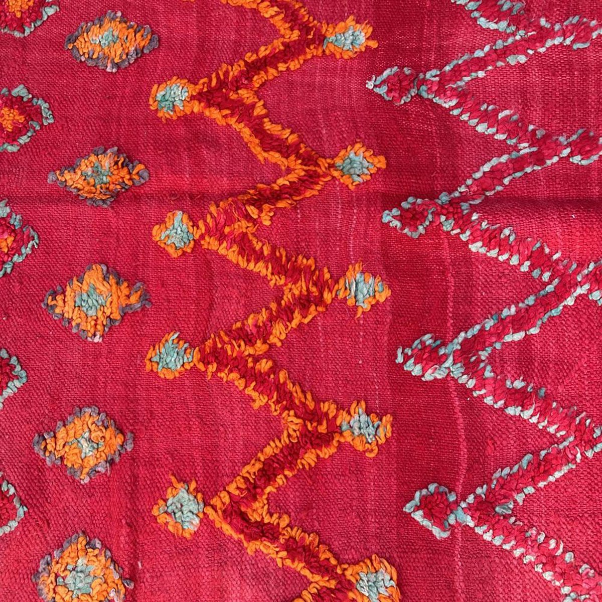 Marokkaanse Berber Kelim-vloerkleed van zuivere wol, 163 x 405 cm