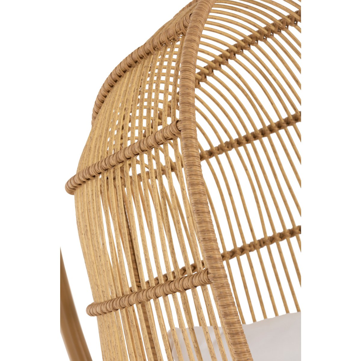 J-Line Hanging Chair Oval – Steel – Natural