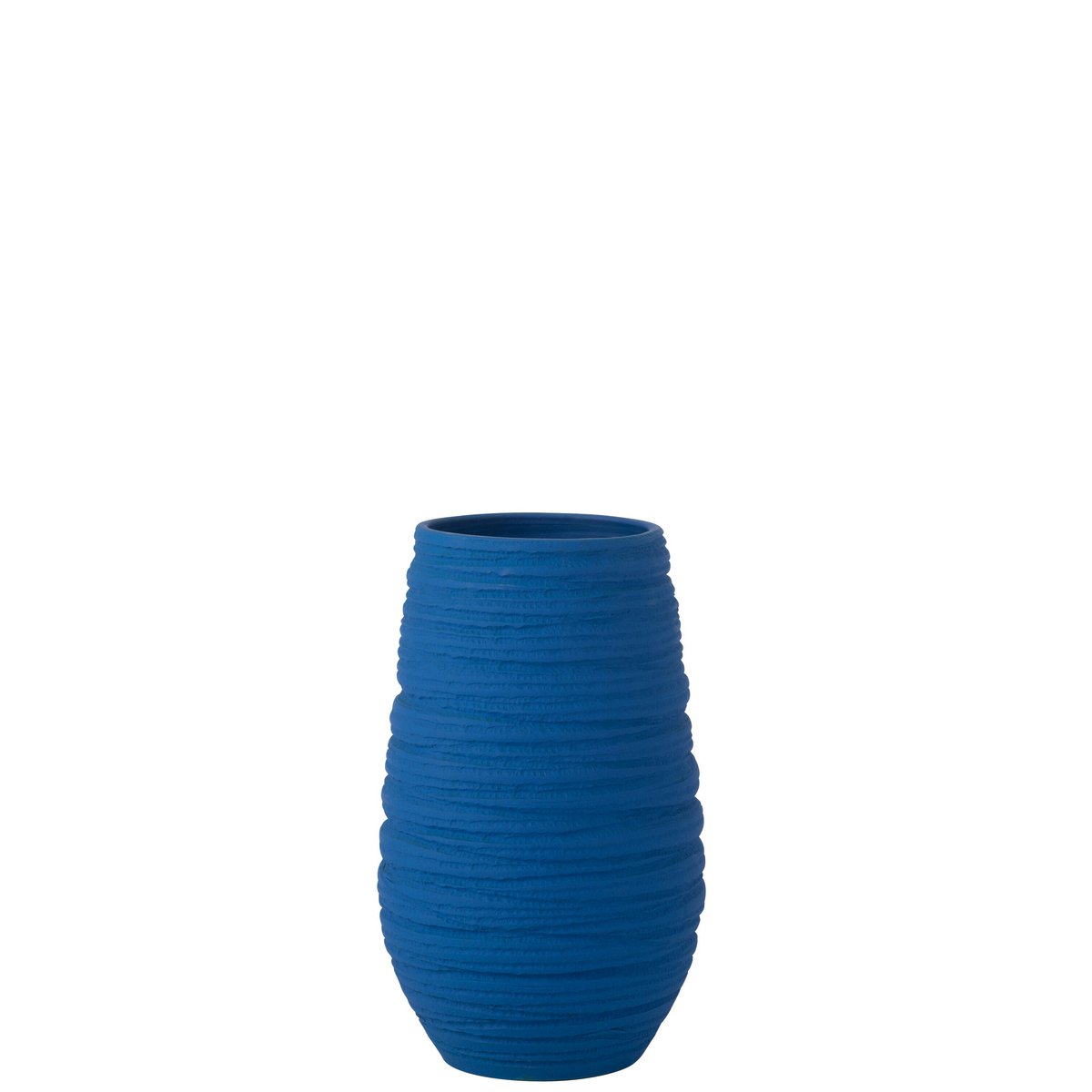 J-Line Vase Fiesta Ceramic Blue Large