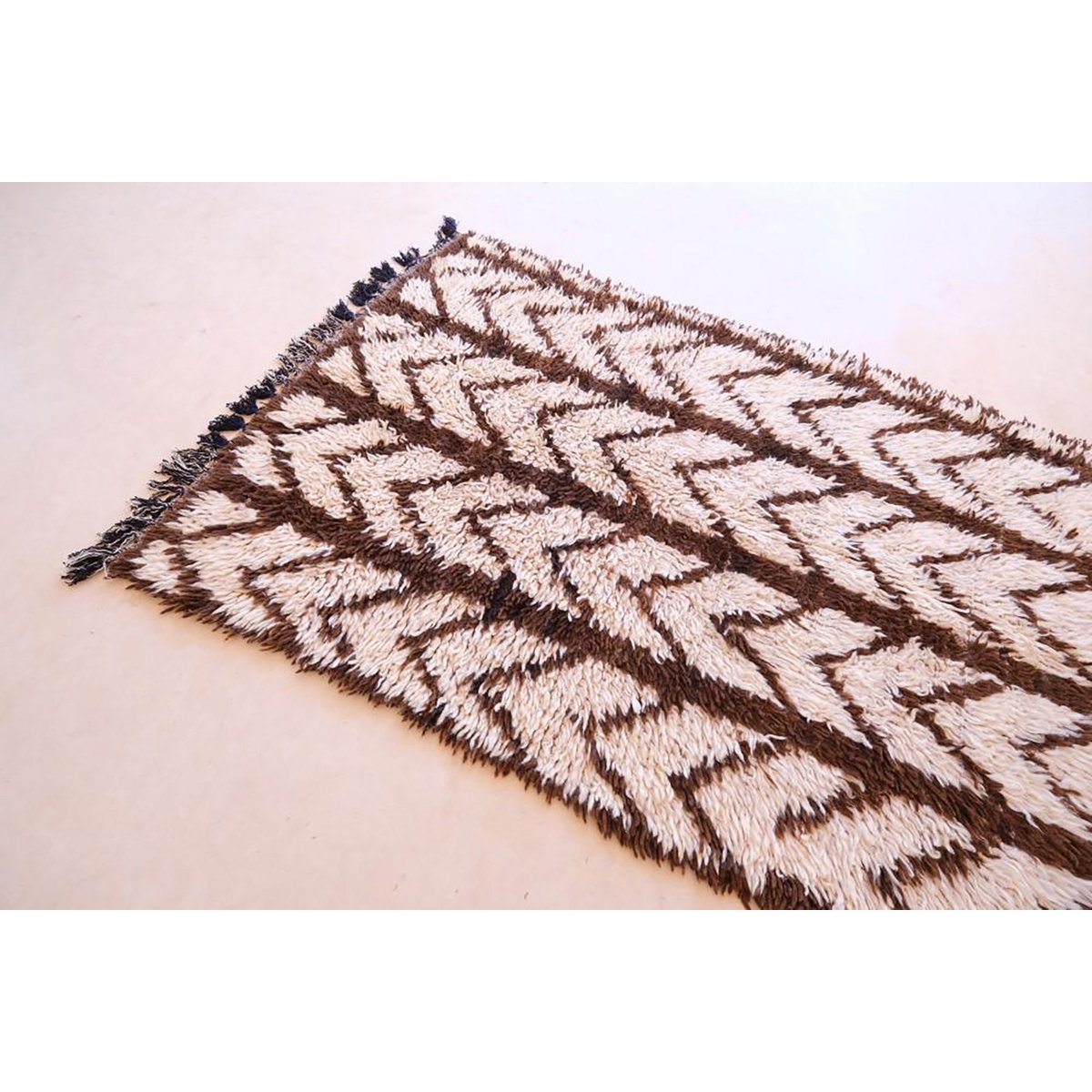 Marokkaner Berber Teppich reiner Wolle 111 x 269 cm