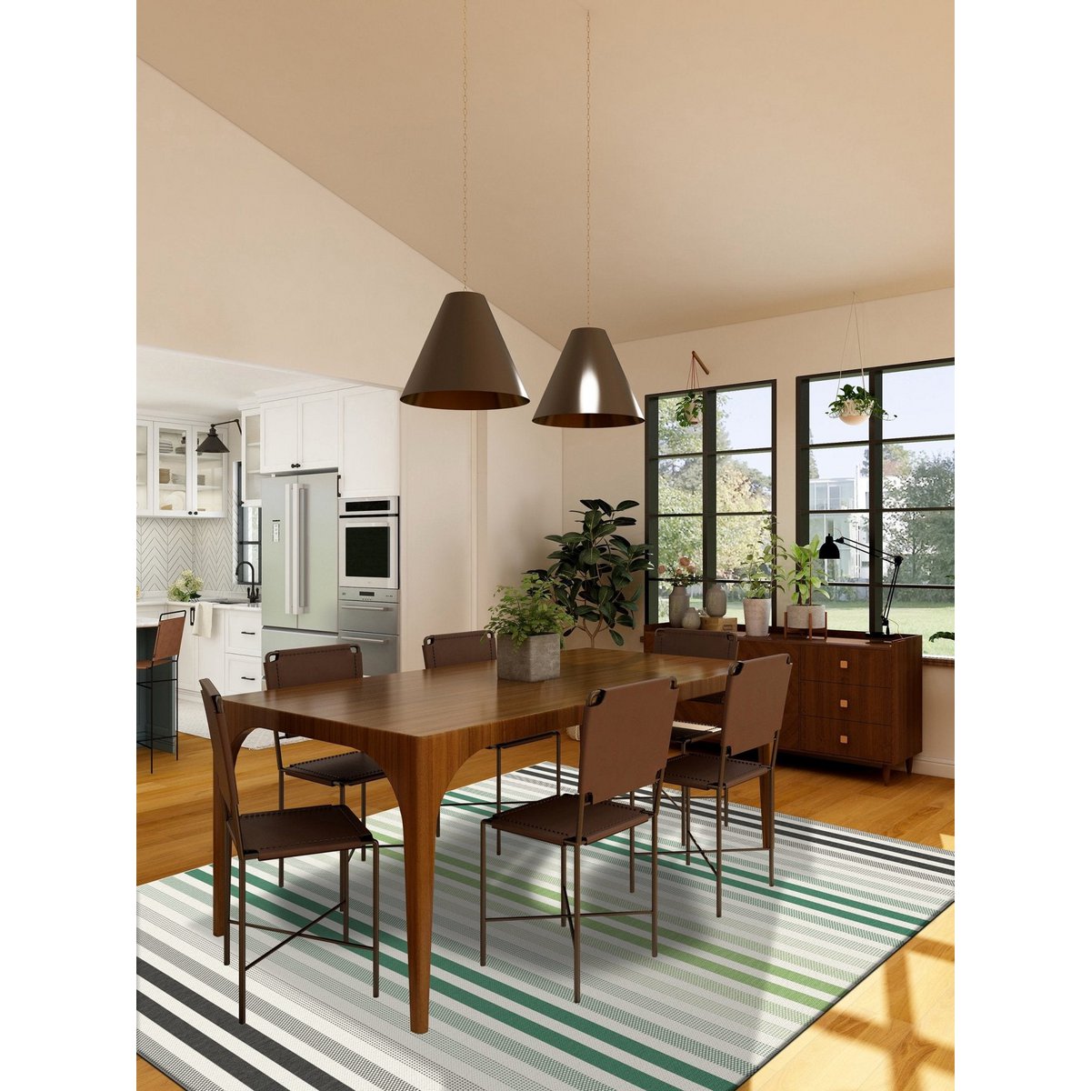 Grafik Teppiche Innen im Freien Kadenz