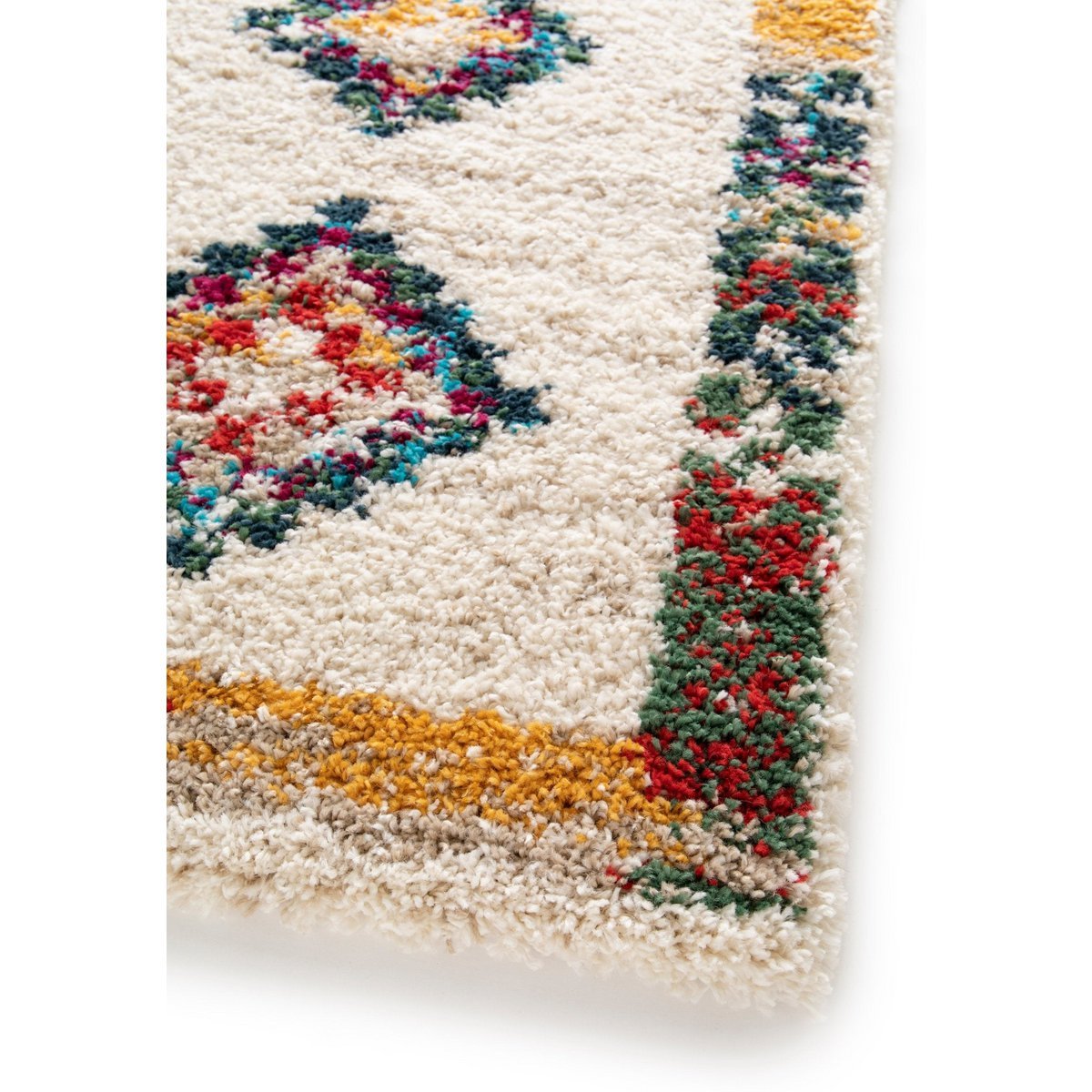 Weicher Innenteppich mit zeitgenössischen ethnischen Mustern Sirocco