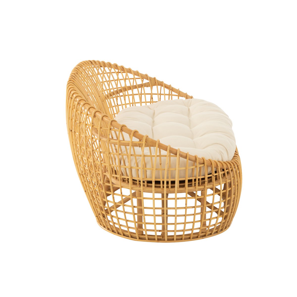 Rattan Loungesessel Laguna Dream Braun J-Line Design
