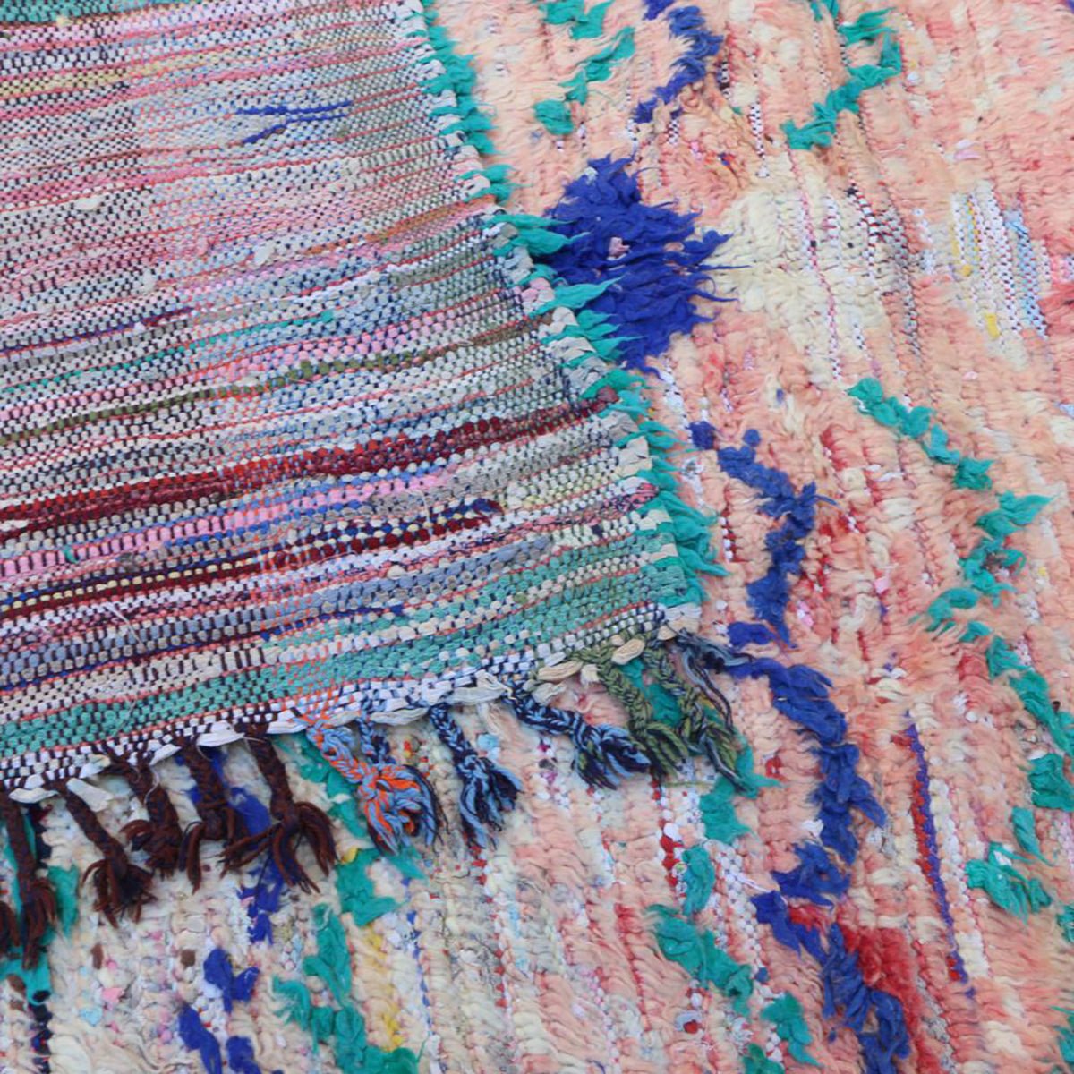 Marokkaans Berber tapijt van zuivere wol 115 x 239 cm