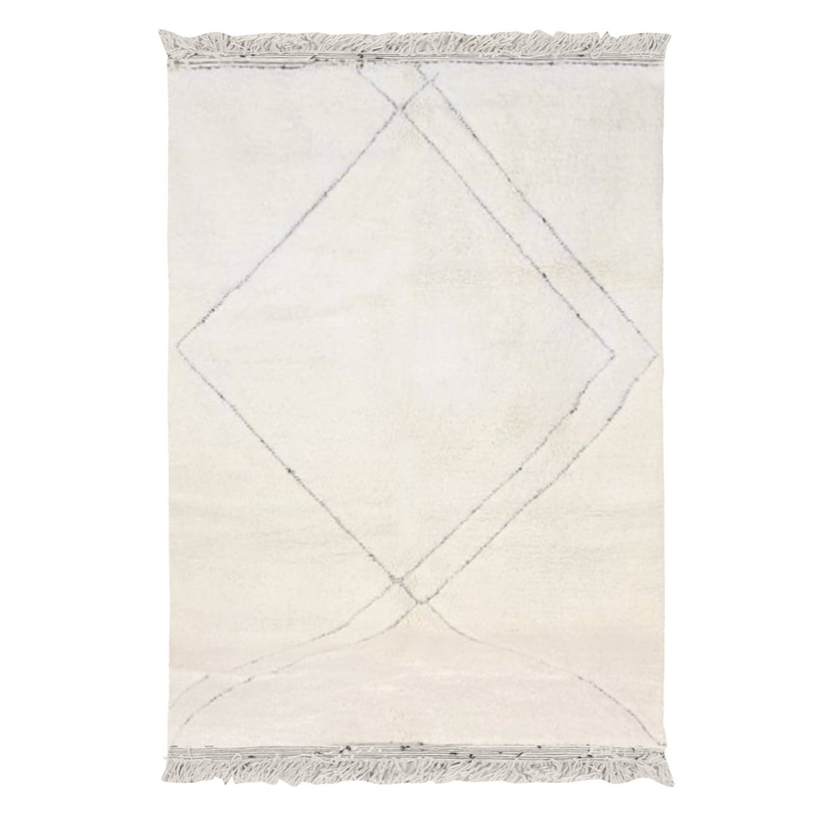 Authentischer Berberteppich aus Taza-Wolle 200 x 300 cm