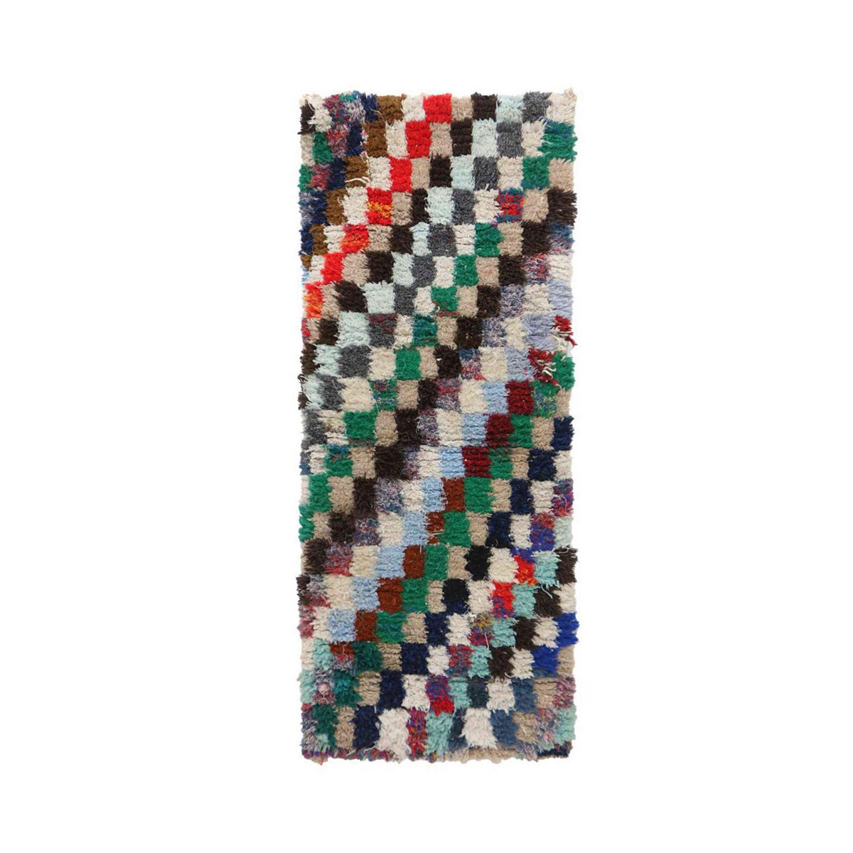 Marokkaner Berber Teppich in Baumwolle 73 x 172 cm