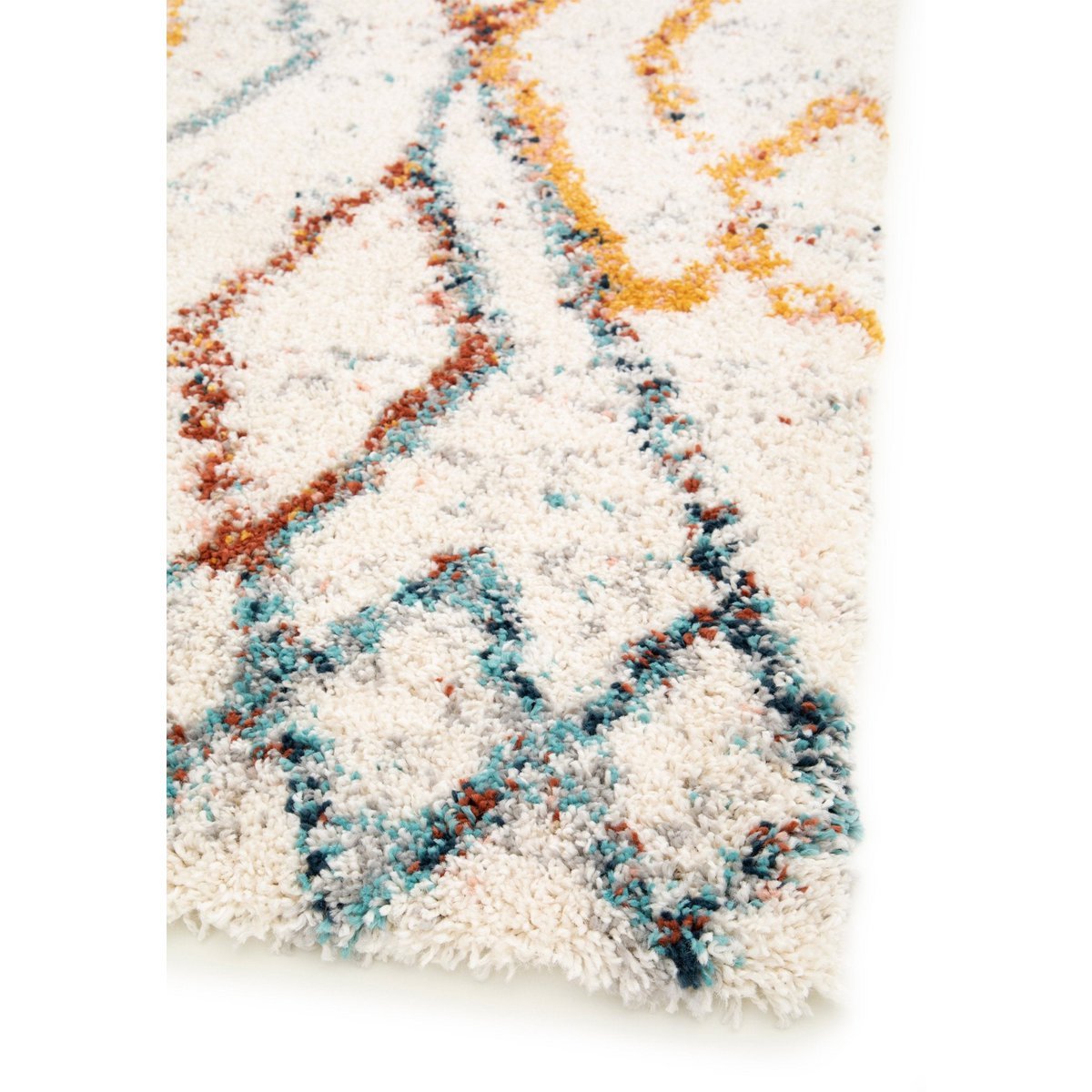 Weiche und voluminöse ethnische zottelige Teppiche Djemaaaaa