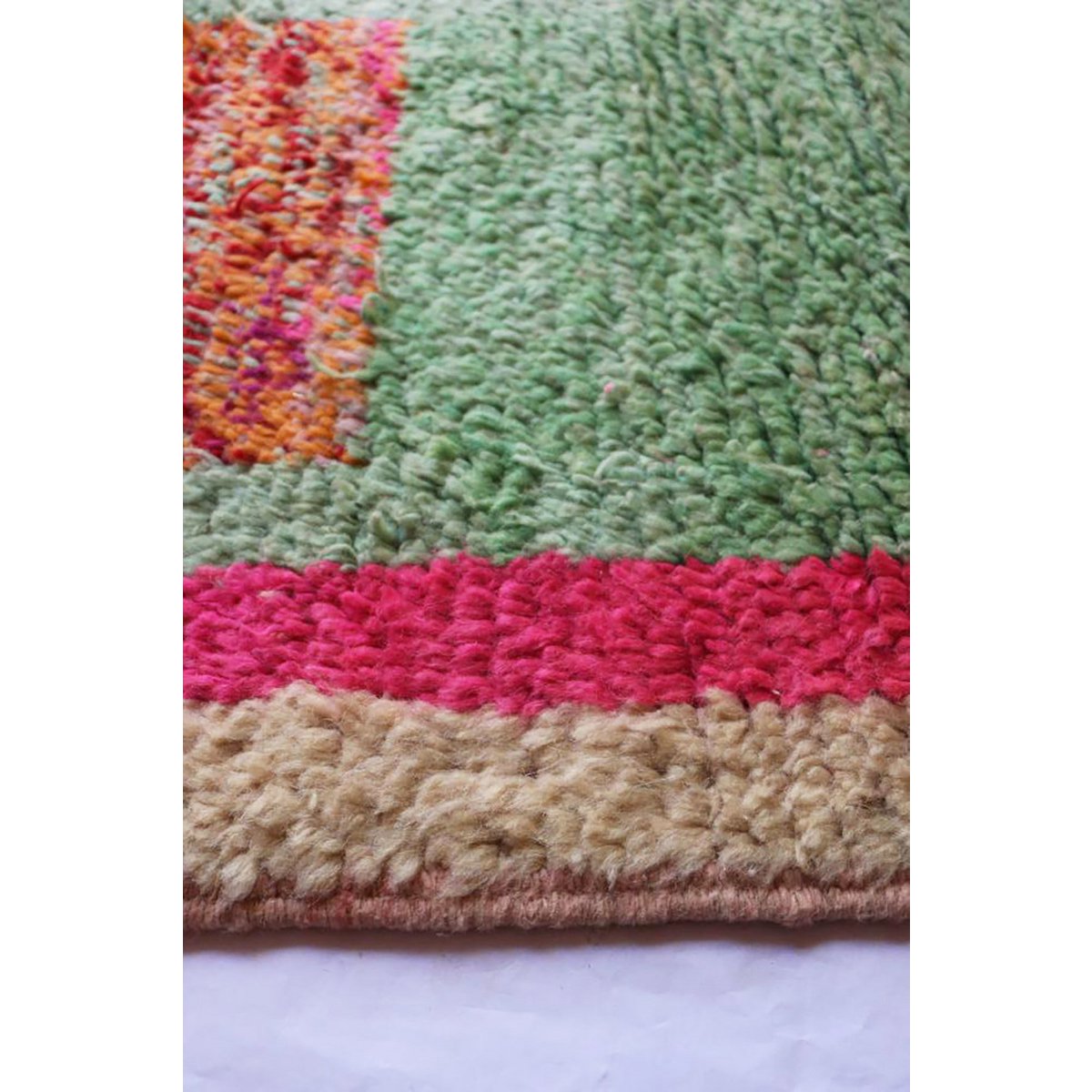 Marokkaner Berberkorridor Teppich reines Woll 71 x 351 cm - verkauft