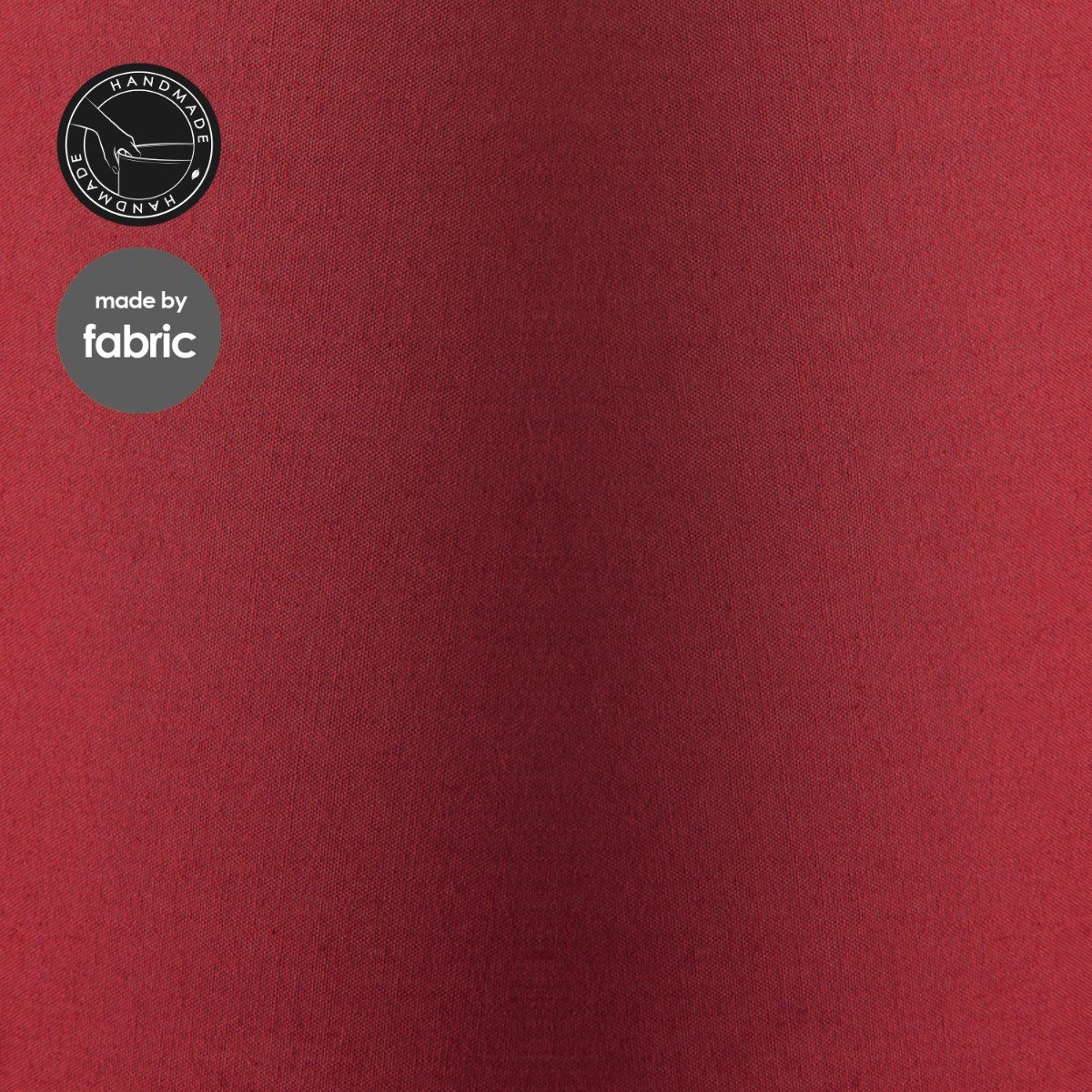 Hanging lamp Beam 3L, E27, red lampshade, 25cm