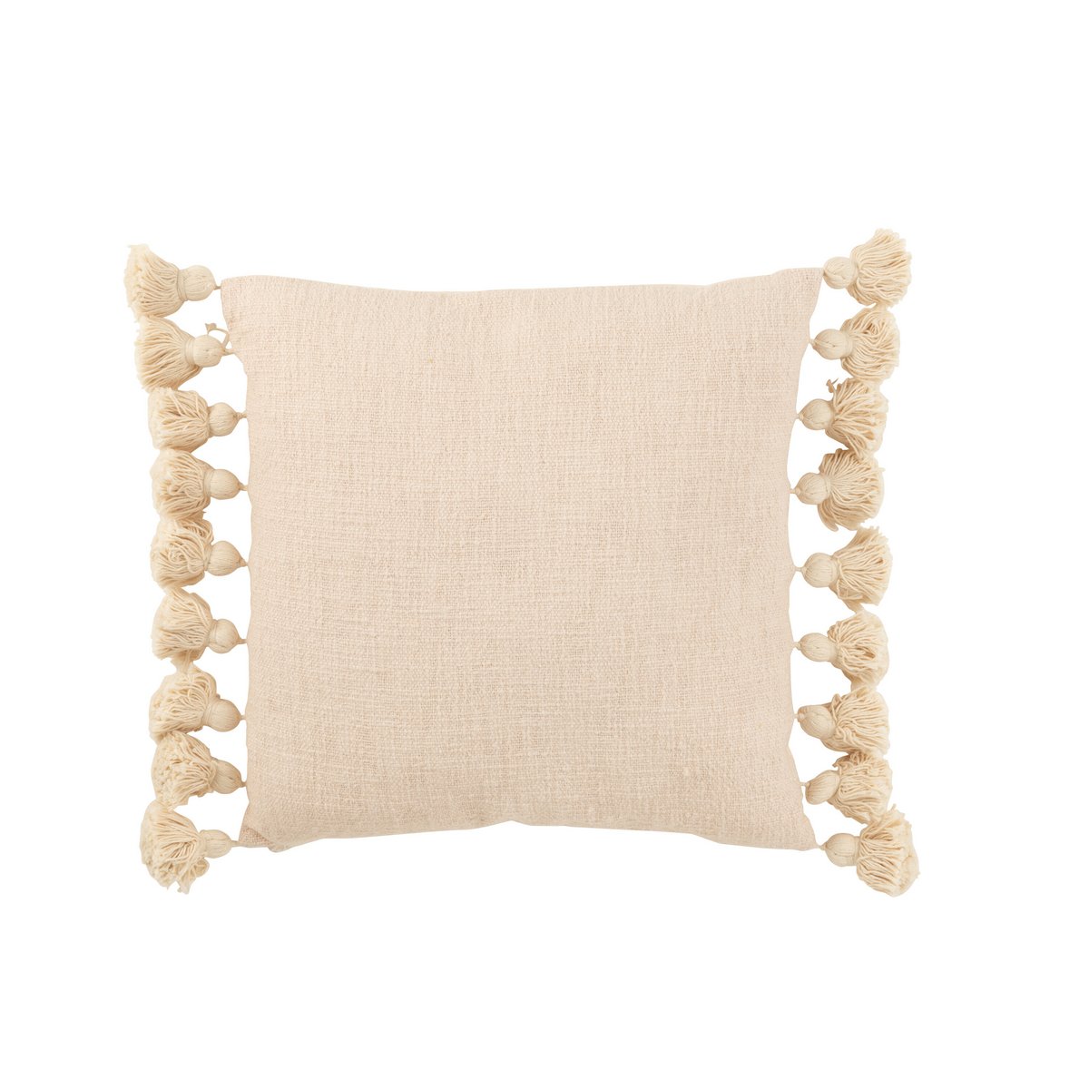 J-Line Kussen Kwastje – Katoen – Perzik