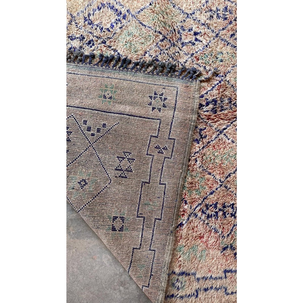 Marokkanischer Berber Teppich reine Wolle 180 x 363 cm