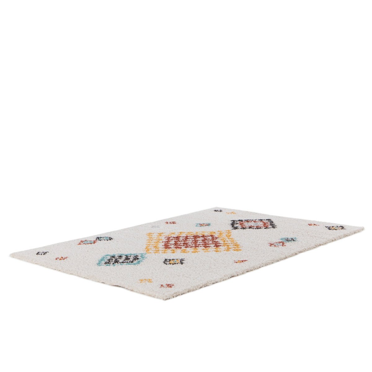 Weicher und weicher zotteliger Teppich für gemütliches Zazou -Innenraum