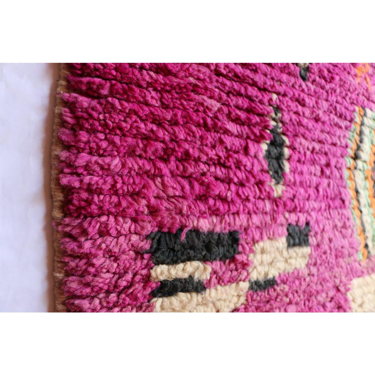 Berber Wolle reiner Spurteppich 69 x 327 cm