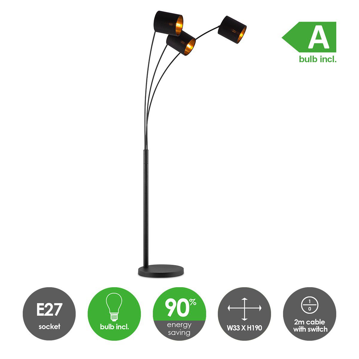 Stehlampe - Stehlampe - 3 - Lampenkapp