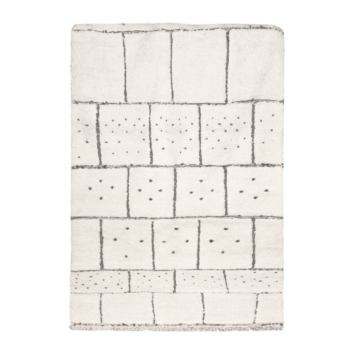 Authentischer Berberteppich aus Khouribga-Wolle 200 x 300 cm