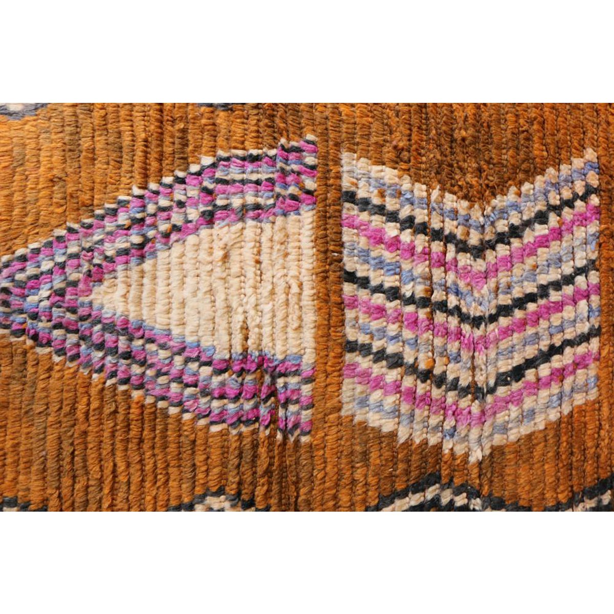 Berber Wolle reiner Spurteppich 74 x 596 cm