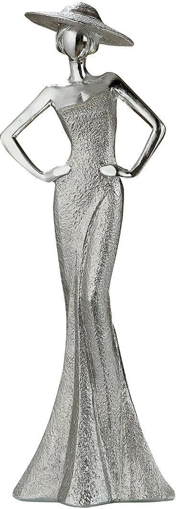 Dekofigur 2er Set Velmora Ladies Silber 30 cm