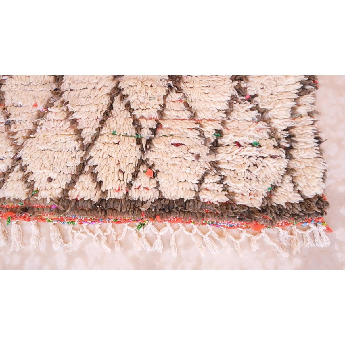 Marokkaner Berber Teppich reines Woll 103 x 230 cm