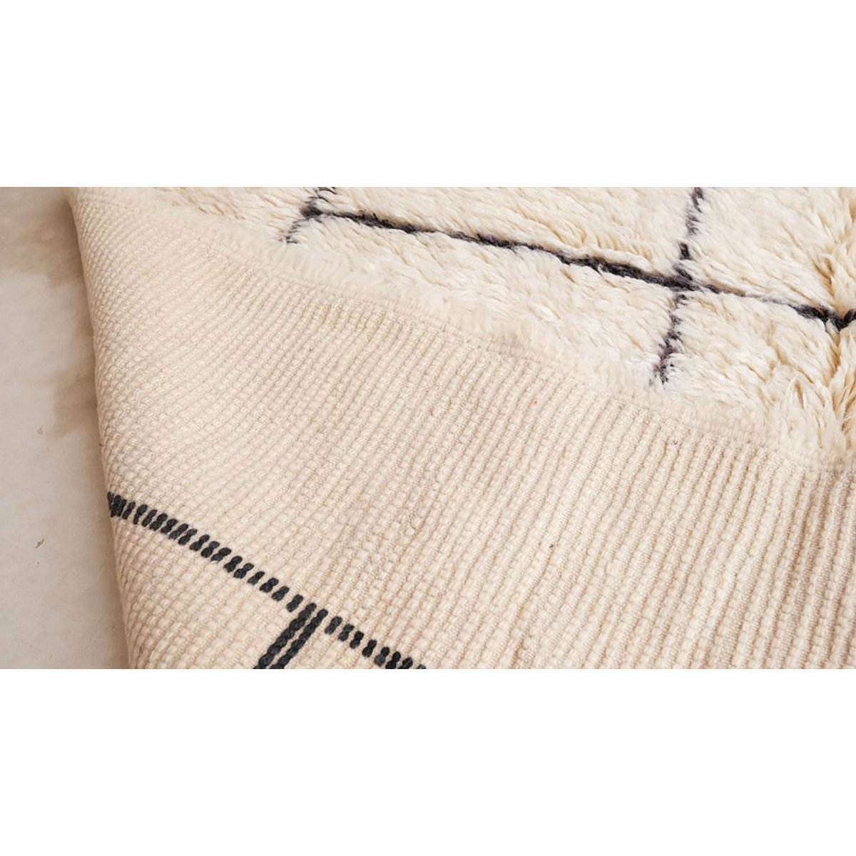 Marokkaner Berber Teppich reiner Wolle 174 x 254 cm