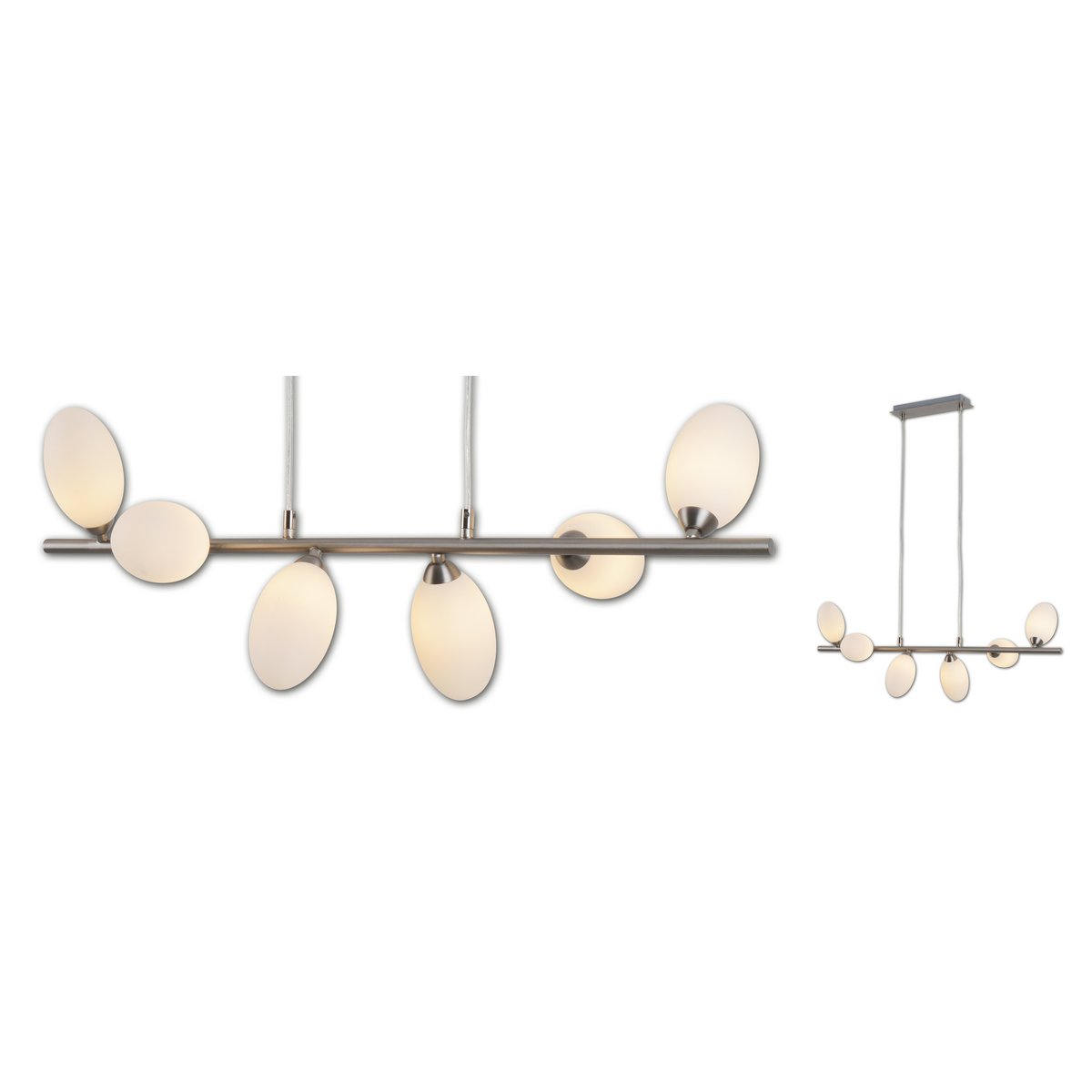 LED-Pendelleuchte "Eleganza" 6flg. L: 80cm