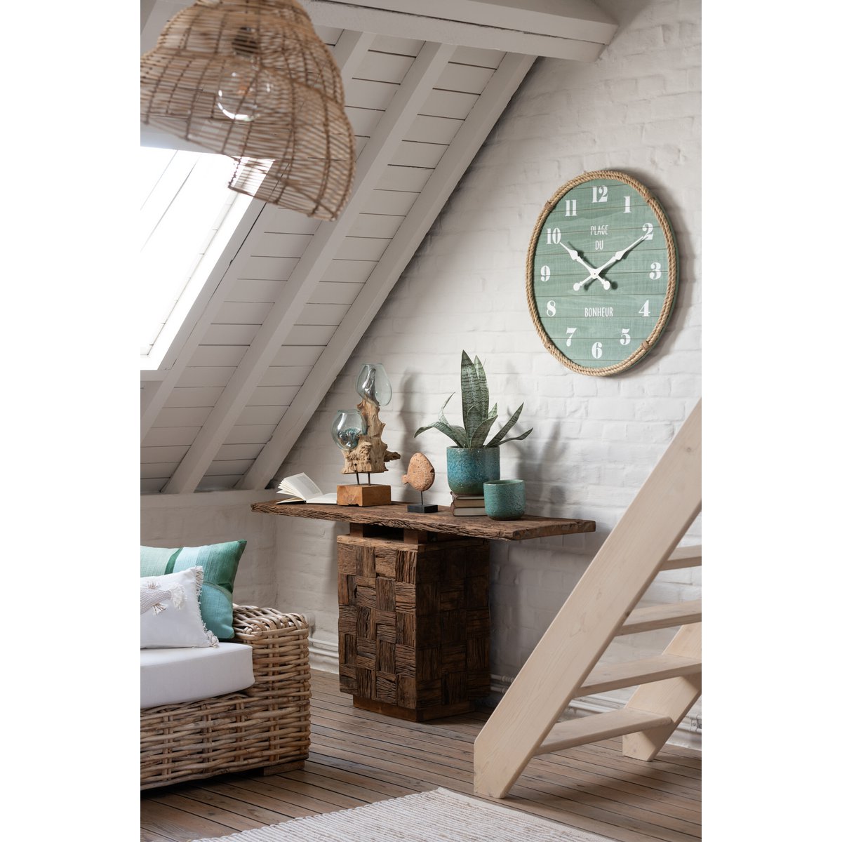 J-Line console Woody Hout Naturel