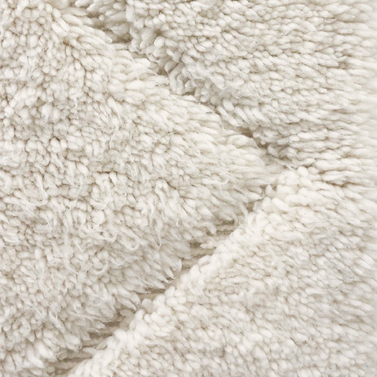 Berberteppich Beni Ouarain aus reiner Wolle mit schlichten Rauten