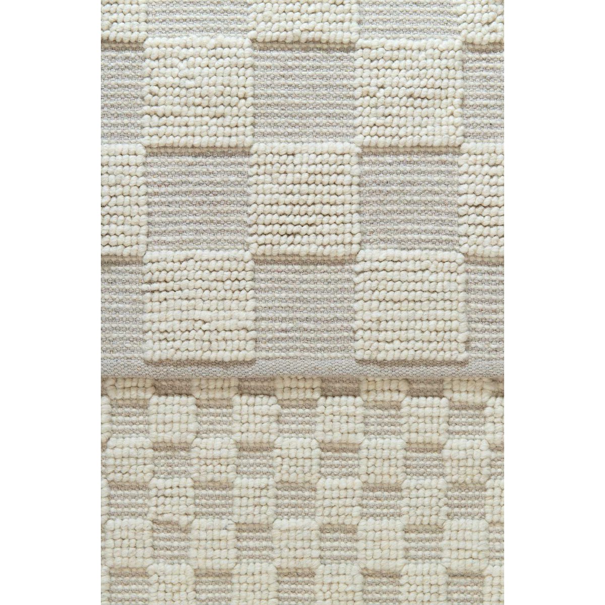 Wollteppich und Baumwolle mit weichen handgefertigten Fliesen Gabin