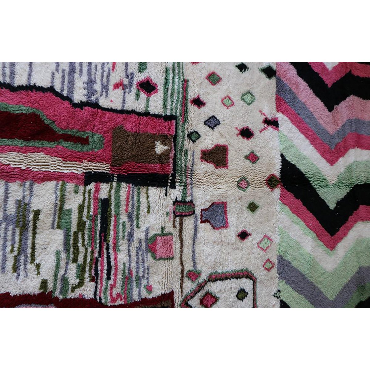 Marokkaner Berber Teppich reine Wolle 203 x 292 cm