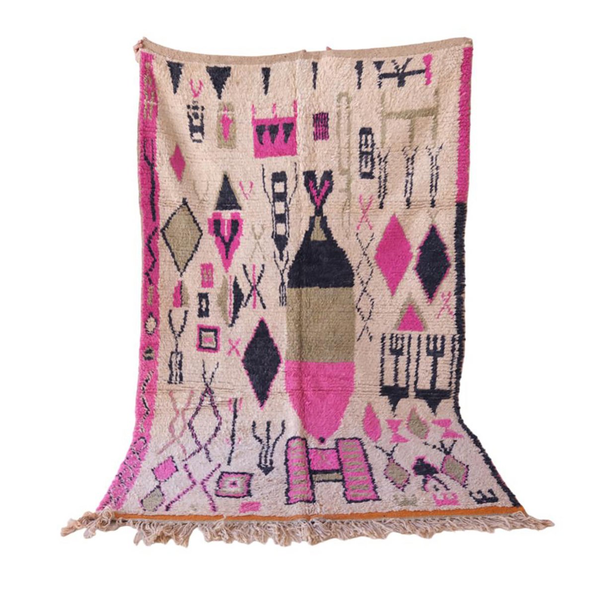 Marokkaans Berber tapijt van zuivere wol 179 x 274 cm