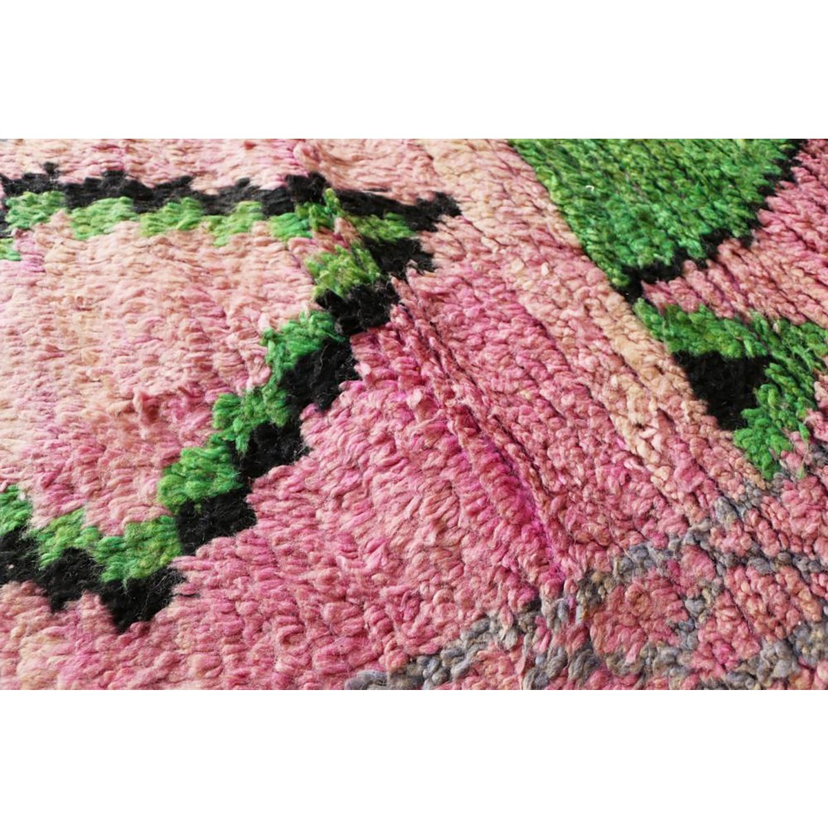 Marokkaner Berberkorridor Teppich reines Woll 81 x 389 cm