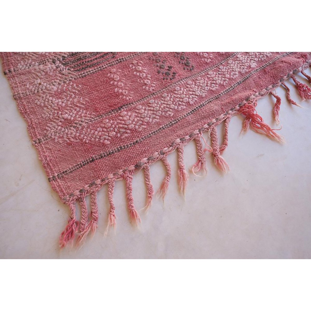 Marokkaner Berber Kilim reiner Wolle 144 x 278 cm Teppich