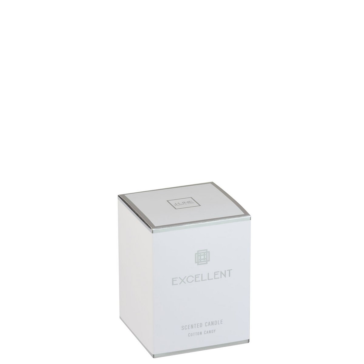 J-Line Duftkerze Excellent – Cotton Candy – Silber – S – 50U