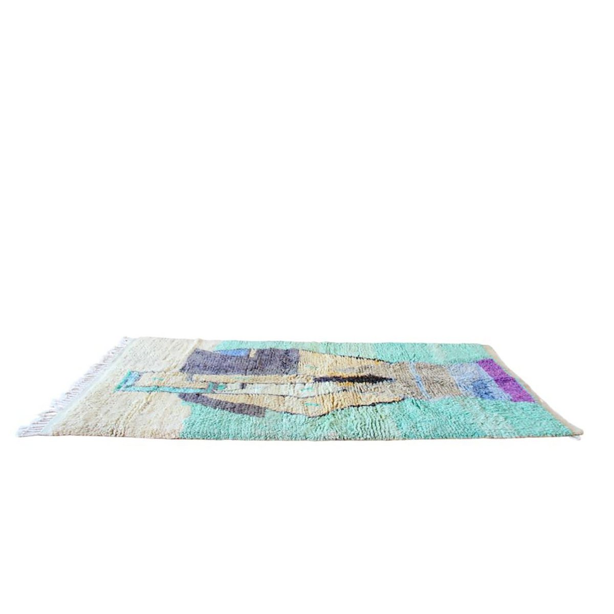 Marokkanische Wolle Berber Teppich 145 x 262 cm