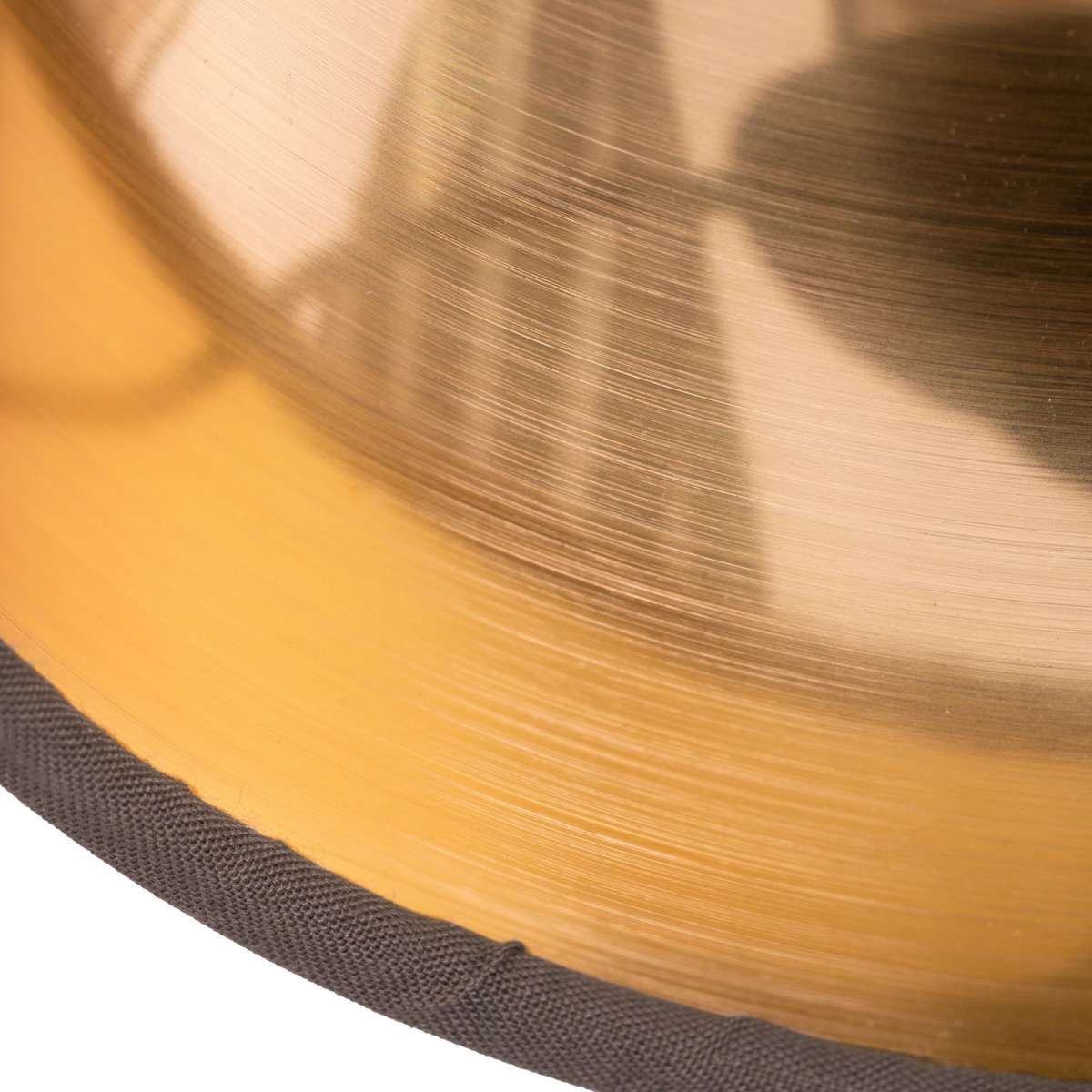 4er Pendelleuchte "MARON" aus Metall satiniert-matt mit Stoffschirmen in Braun, mit E14-Fassung, Lampe für Wohnzimmer oder Esszimmer,71,5 x 12 cm