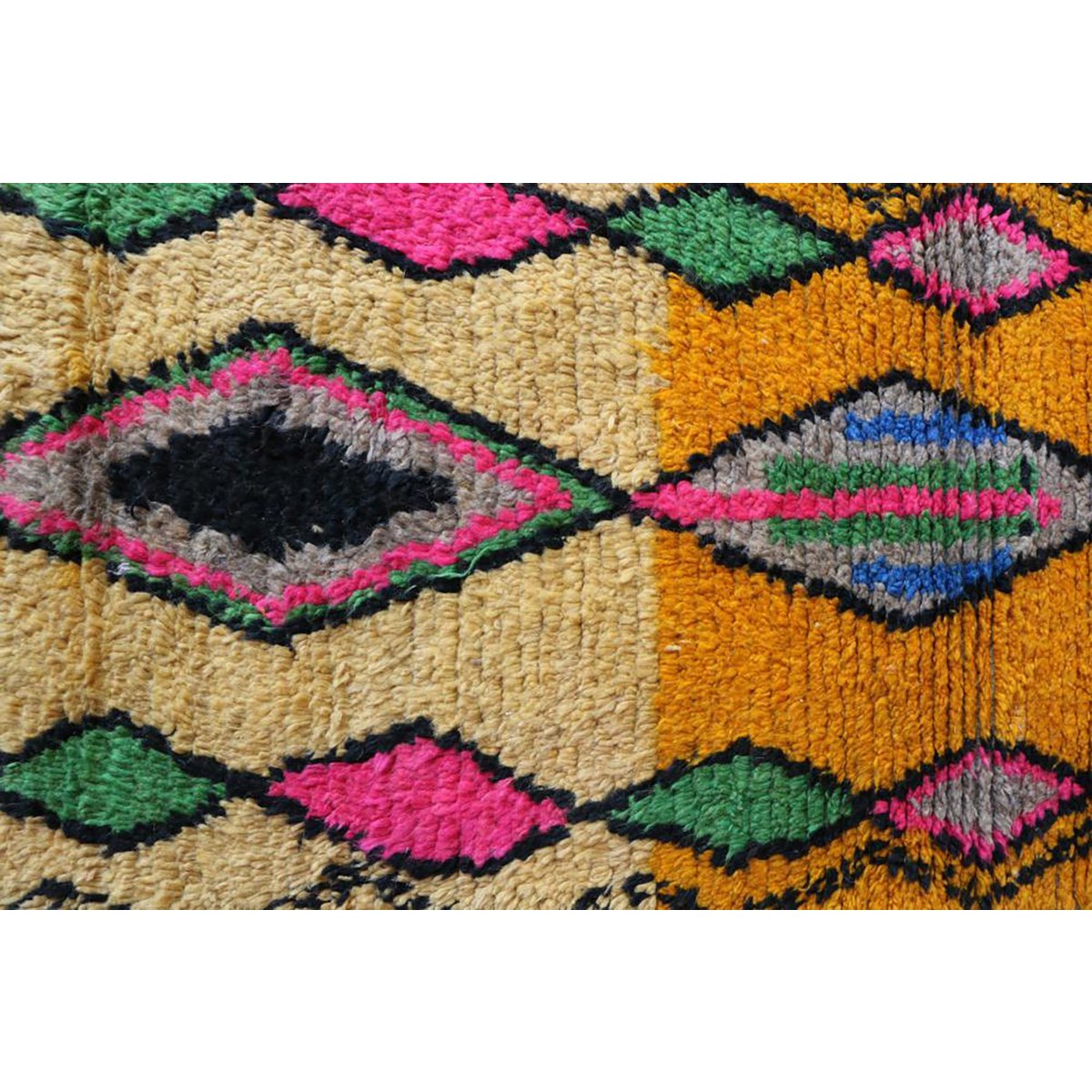 Berber Wolle reiner Spurteppich 76 x 339 cm