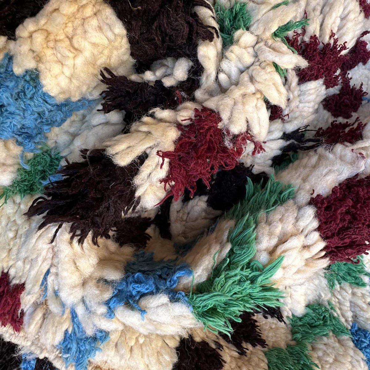 Marokkanischer Berber Teppich reine Wolle 76 x 182 cm