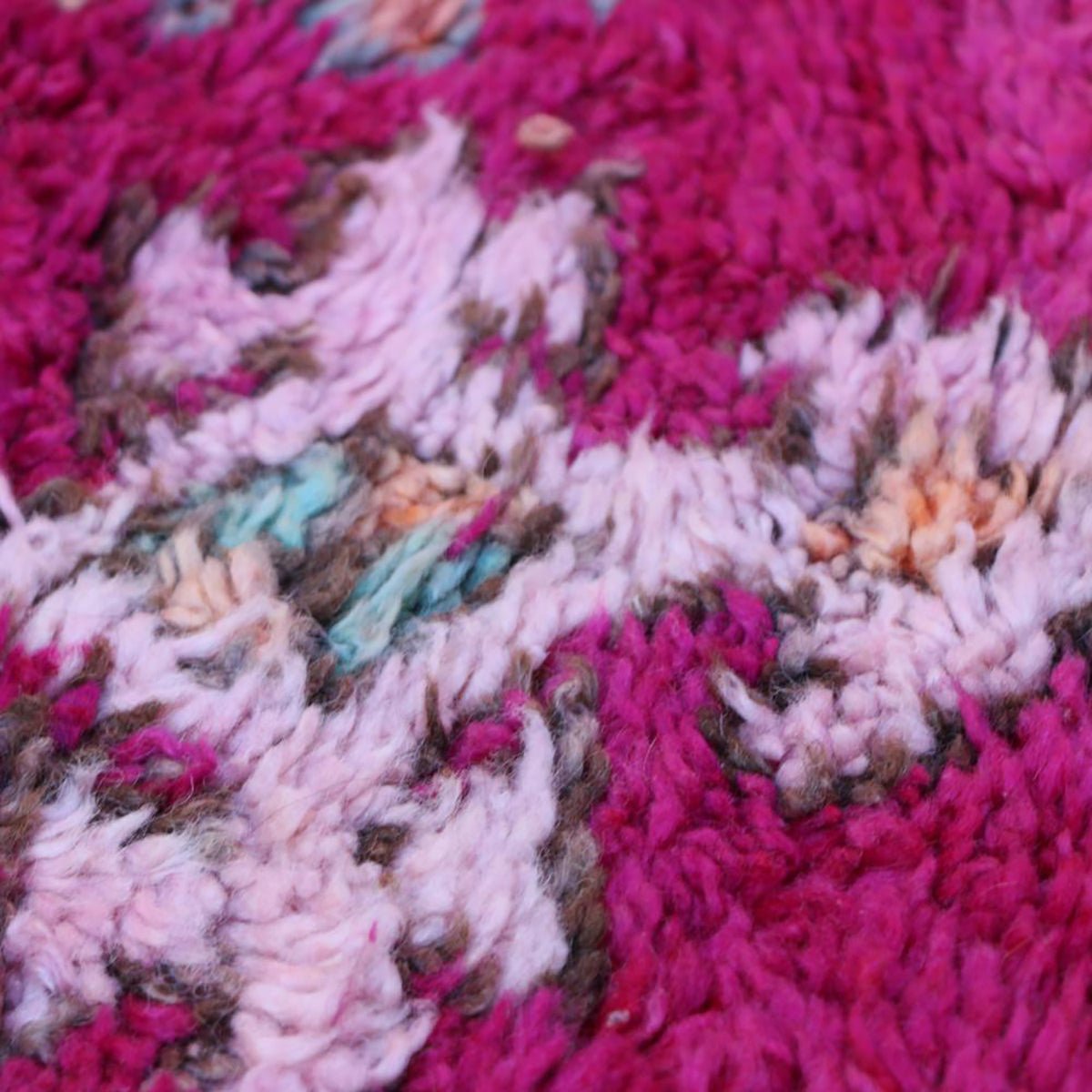 Marokkaner Berber Teppich reine Wolle 202 x 424 cm