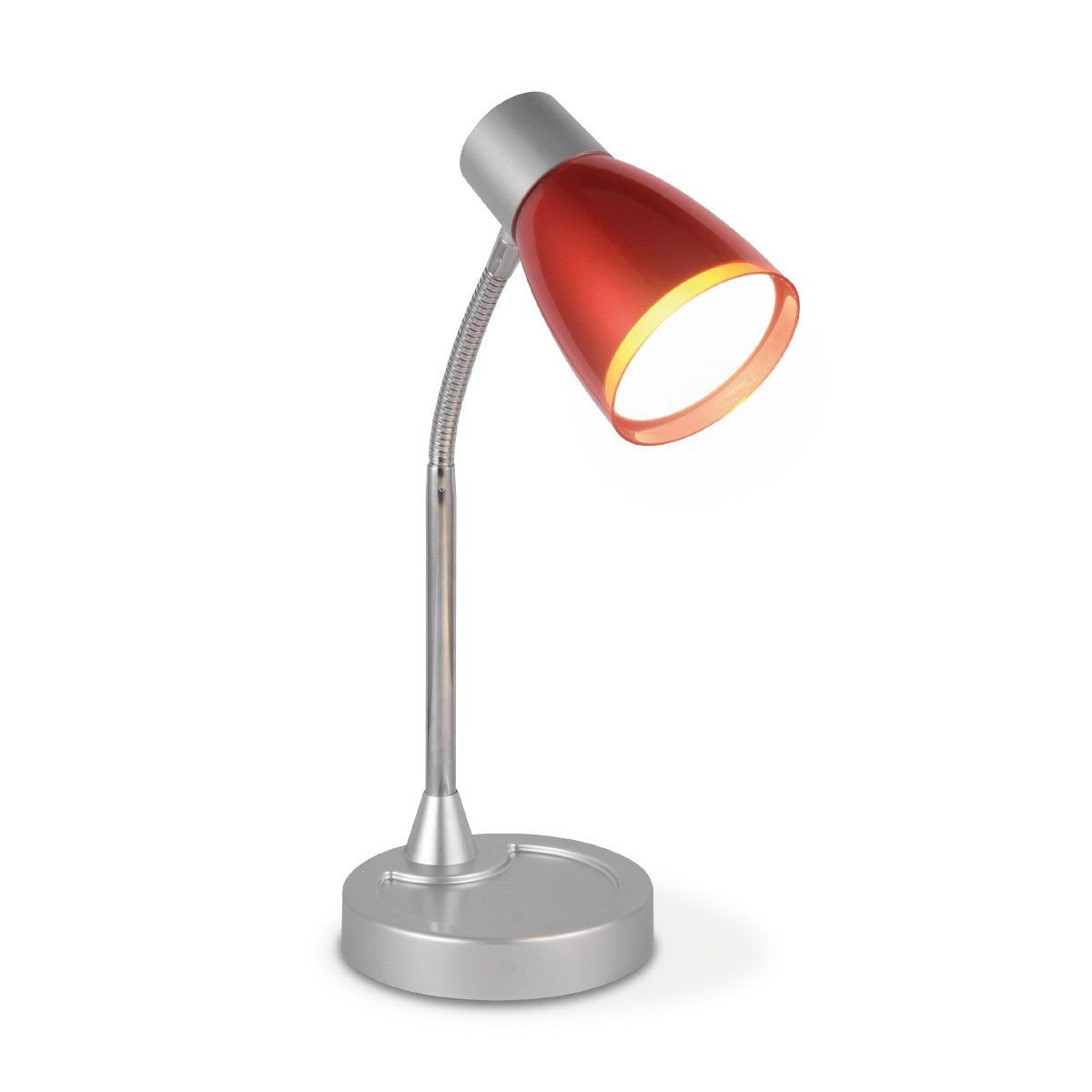 Lumy LED-Schreibtischlampe 3W Rot - Einstellbar