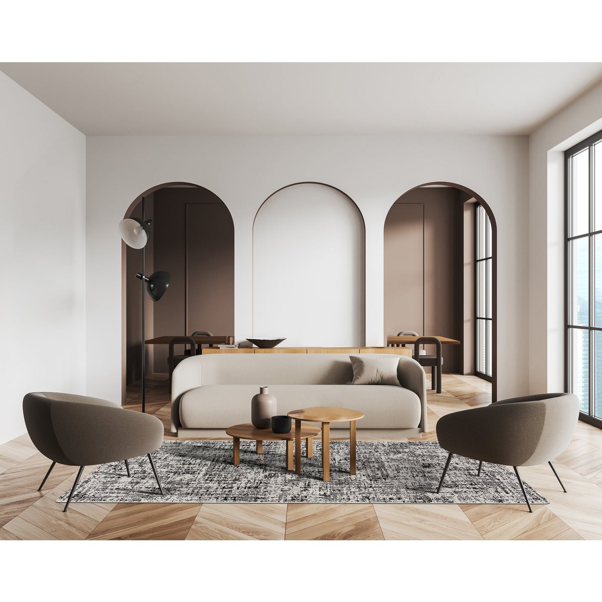 Teneriffa -Außeninterne -Innenarchitektur Teppich