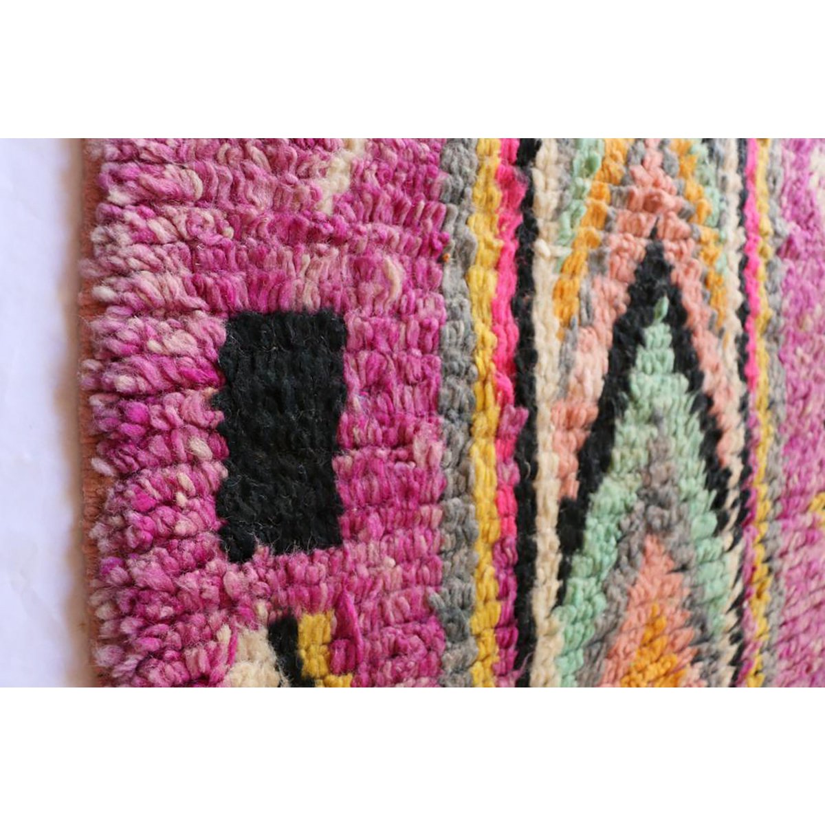 Marokkaner Berberkorridor Teppich reines Woll 73 x 344 cm